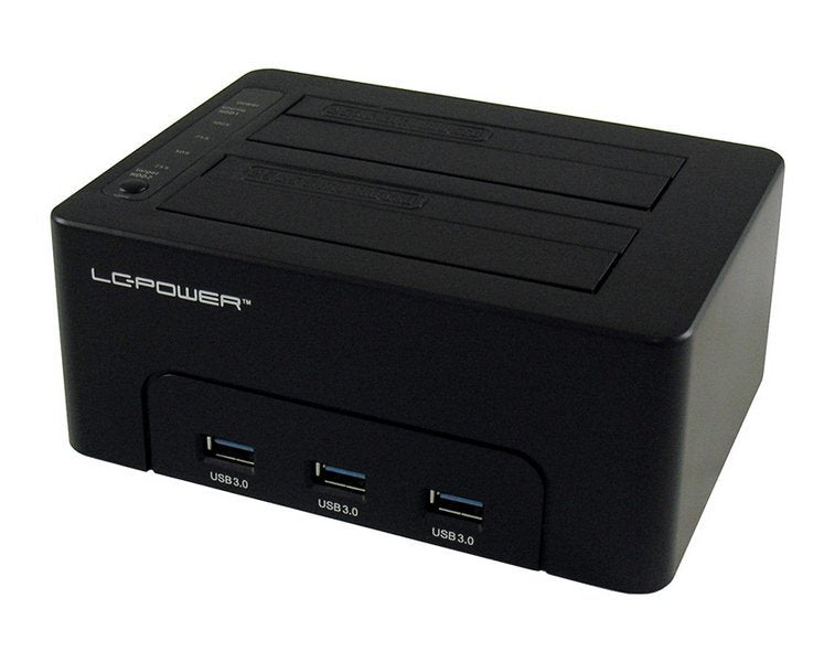 Lc-Power Lc-Dock-U3-Hub Base De Conexión Para Disco Duro Usb 3.2 Gen 1 (3.1 Gen 1) Type-B Negro