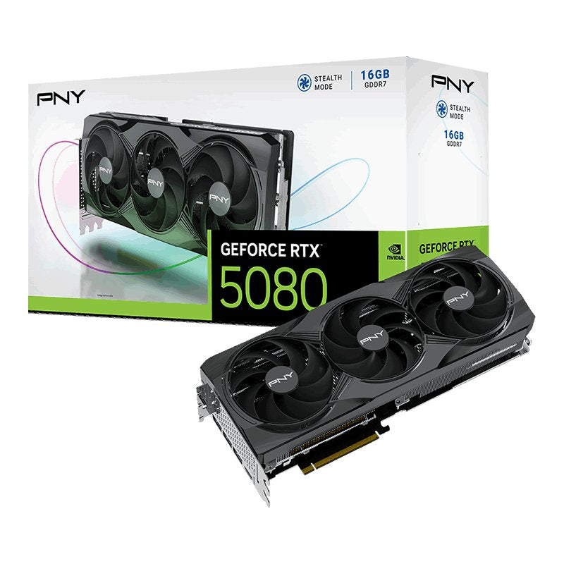 Tarjeta Grafica Pny Geforce Rtx 5080 Triple Fan  16 Gb Gddr7