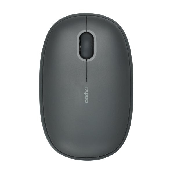 Rapoo M660 Silent Grijs Draadloze Multi-Mode-Muis Ratón Ambidextro Rf Wireless + Bluetooth Óptico 1300 Dpi