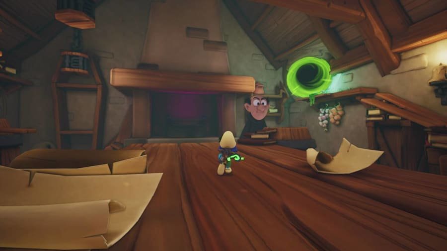 Juego Pitufos 2 - The Prisoner Of The Green Stone Switch