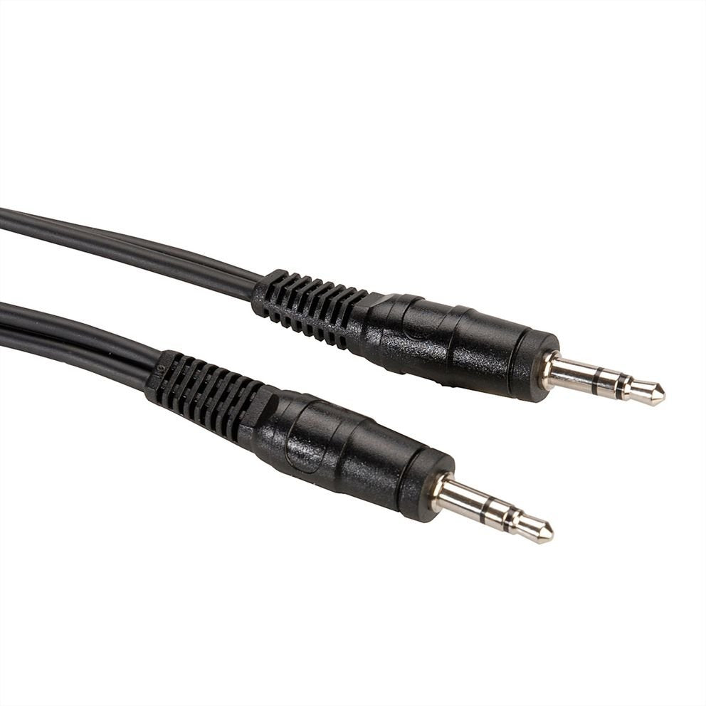 EAN 7611990159215 - ROLINE 11.09.4502 cable de audio 2 m 3,5mm Negro imagen 3