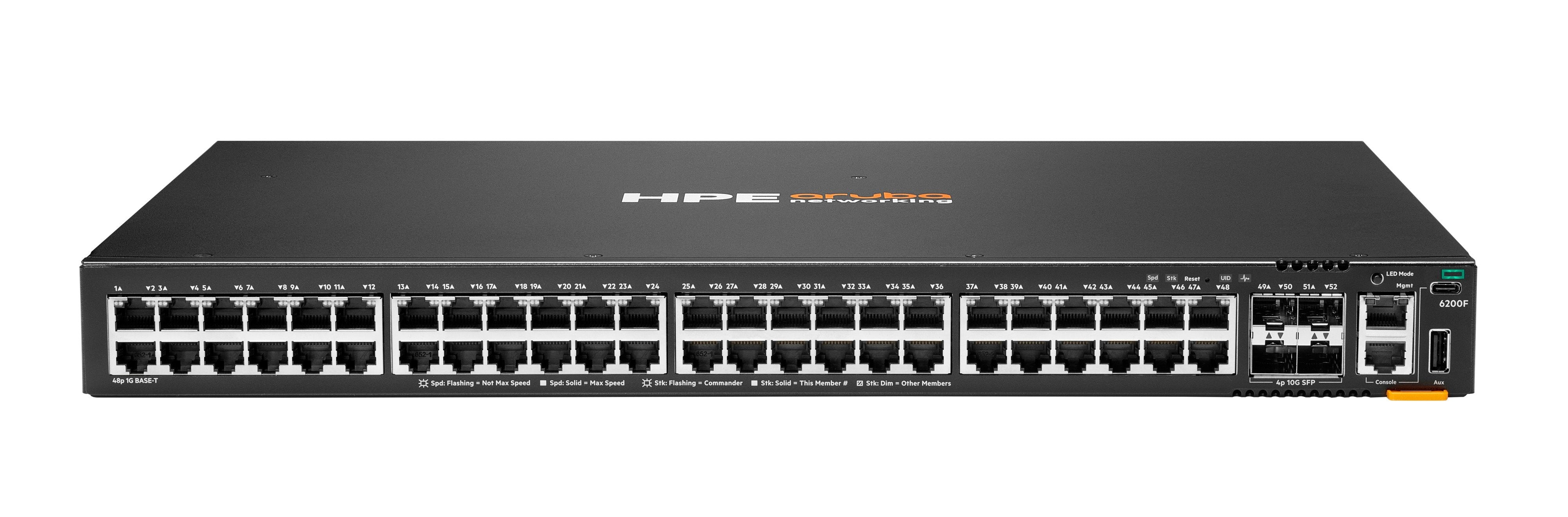 EAN 190017634159 - HPE Aruba Networking CX 6200F 48G 4SFP+ Switch imagen 1