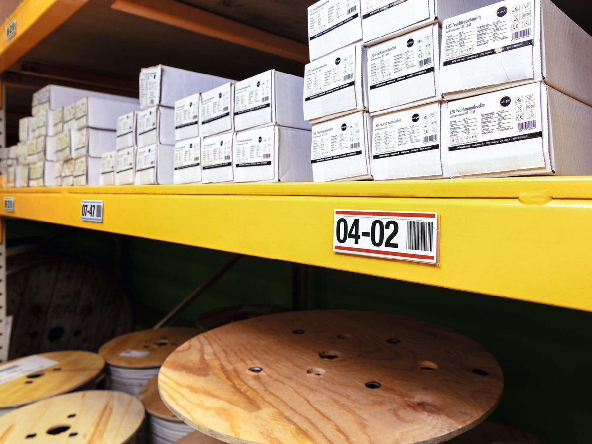 Bolsillo Para Etiquetas Durable Tapa Dura Autoadhesivo 100x38mm 10p