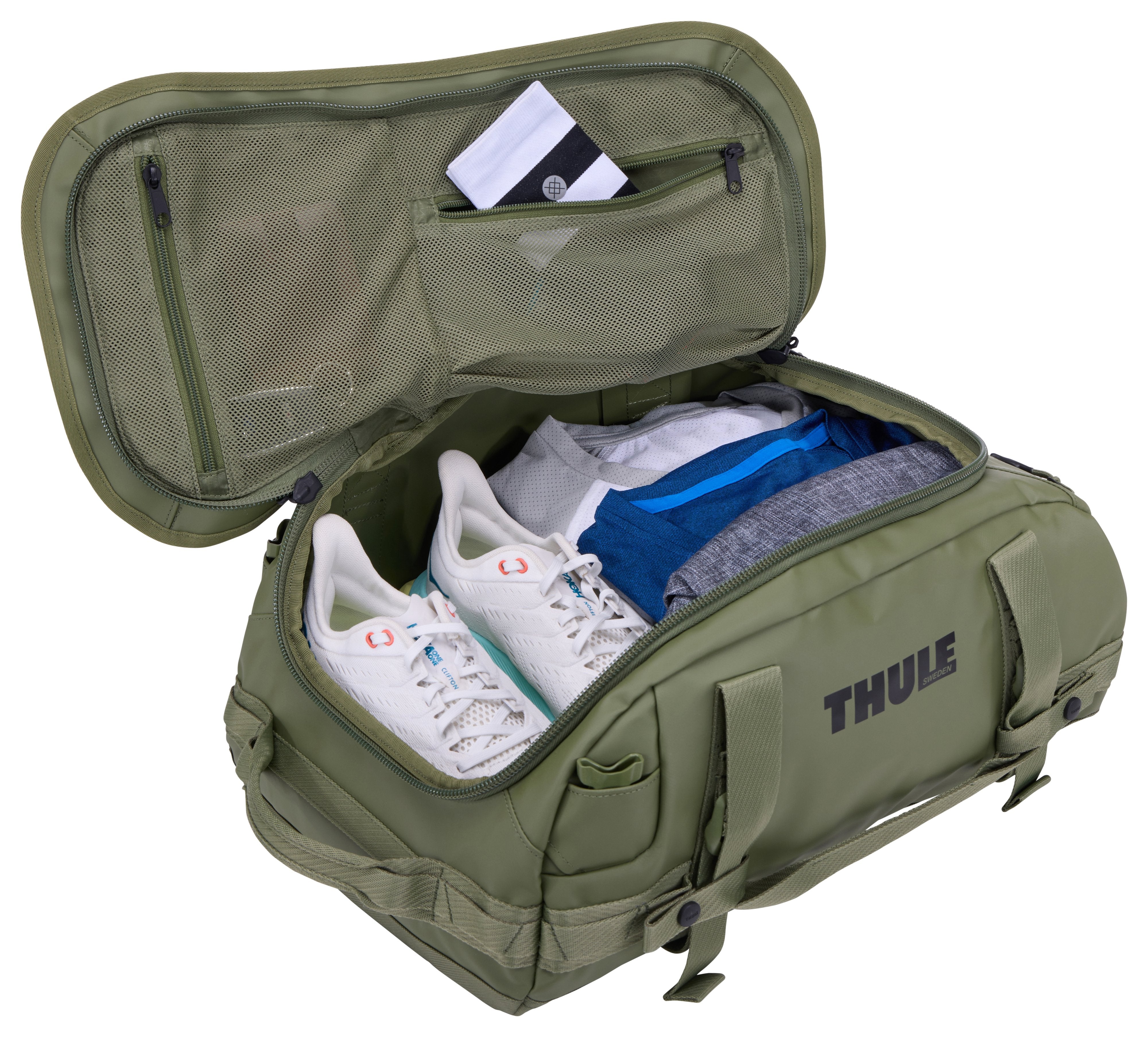 EAN 0085854257497 - Thule Chasm TDSD301 Olivine bolso de lona 30 L Poliéster Oliva imagen 12