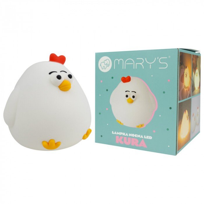 Lámpara Nocturna Led Recargable Modelo Gallina
