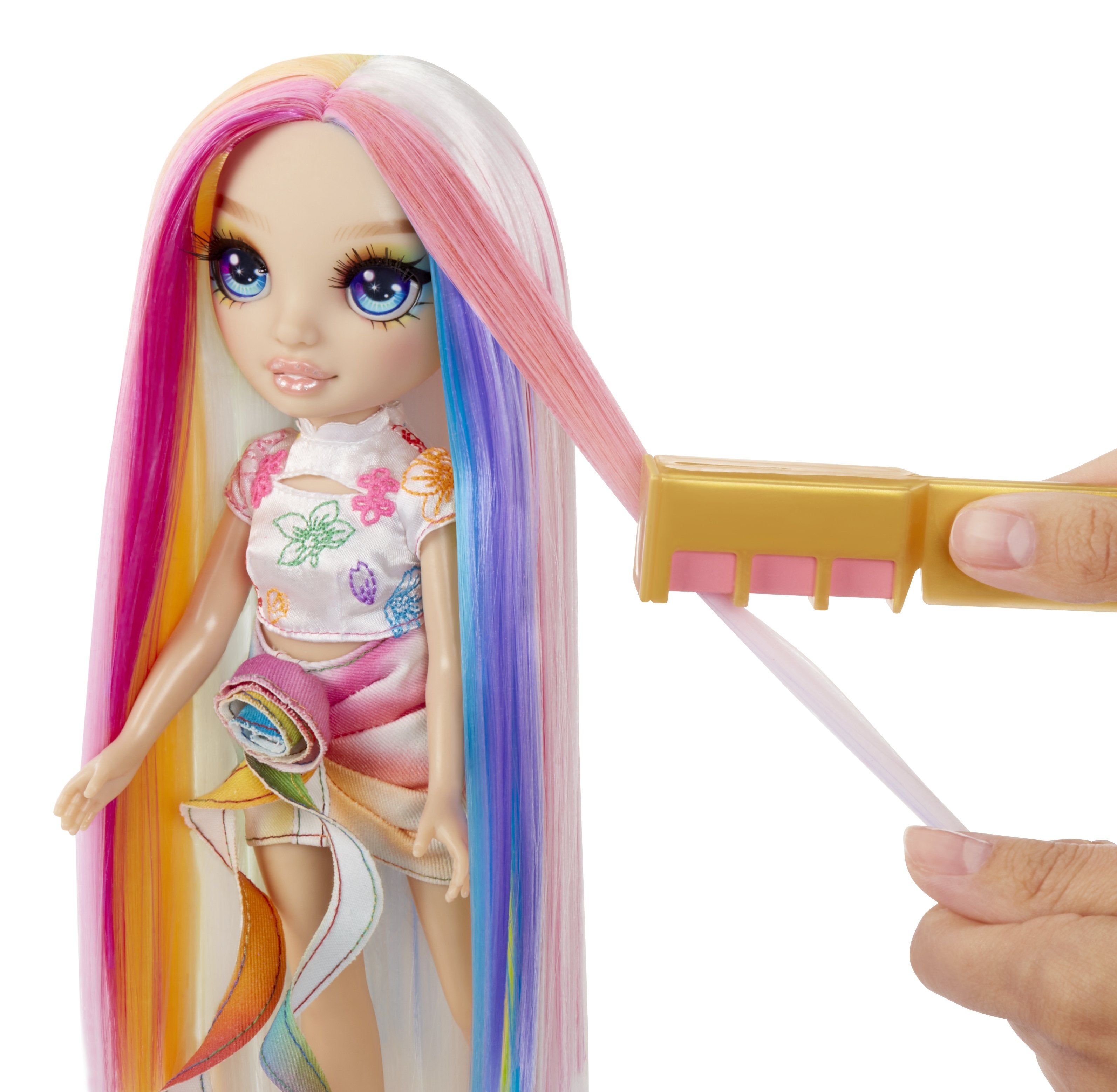 EAN 0035051526780 - Rainbow High Hair Chalk & Style Doll- Amaya (Rainbow) imagen 4