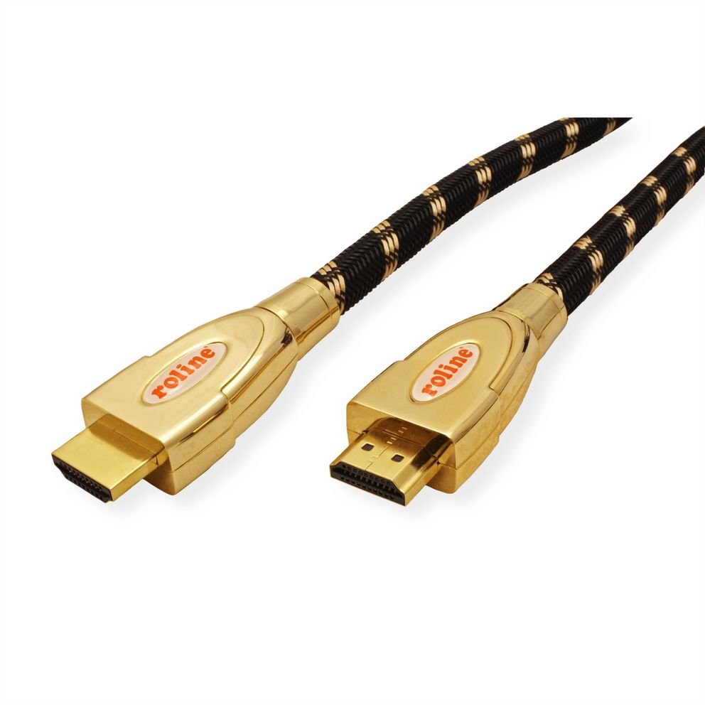 Roline Gold Hdmi Ultra Hd Cable + Ethernet, M/M 1 M