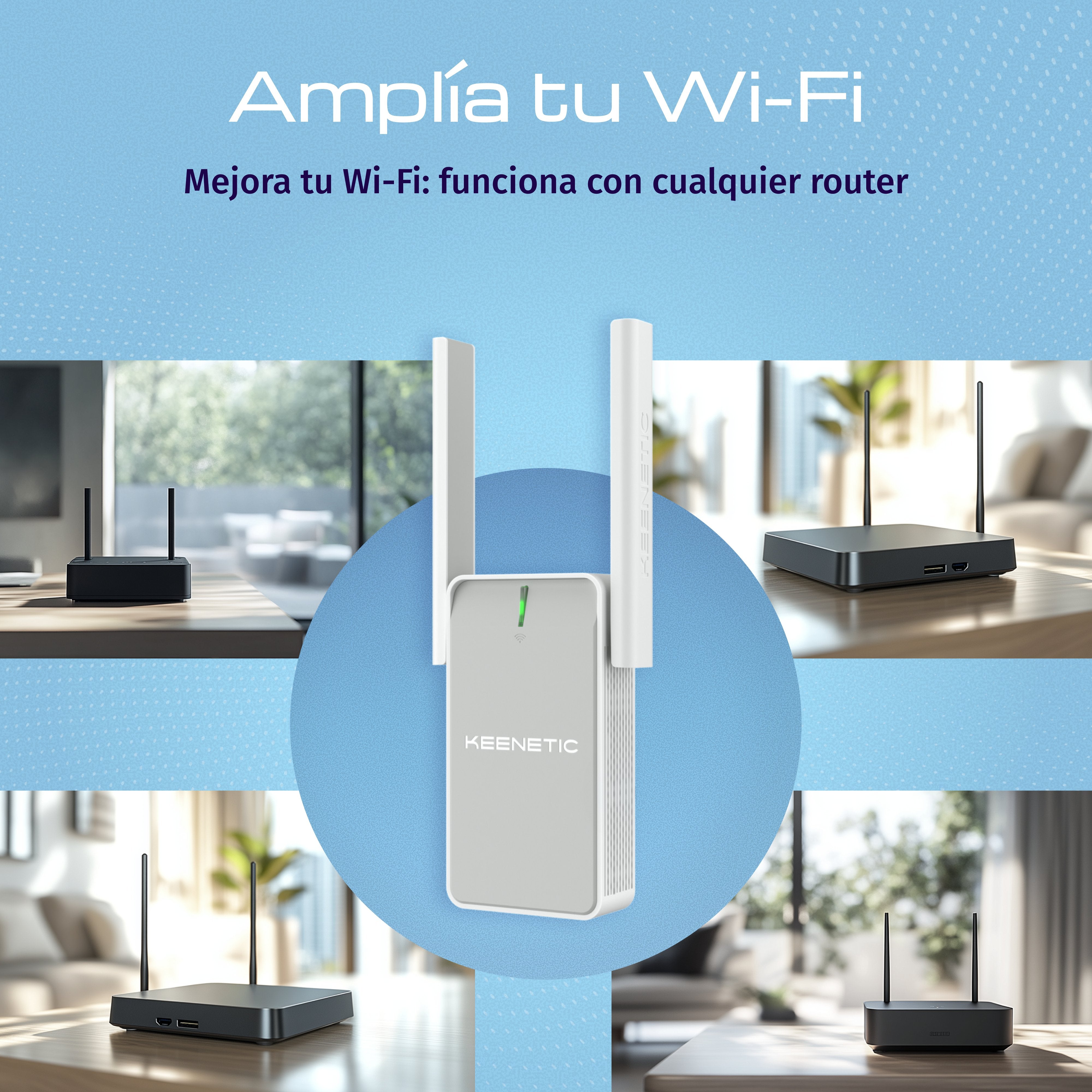 EAN 4897082922087 - Keenetic Buddy 5 (KN-3311) Repetidor de red Gris, Blanco 100 Mbit/s imagen 3