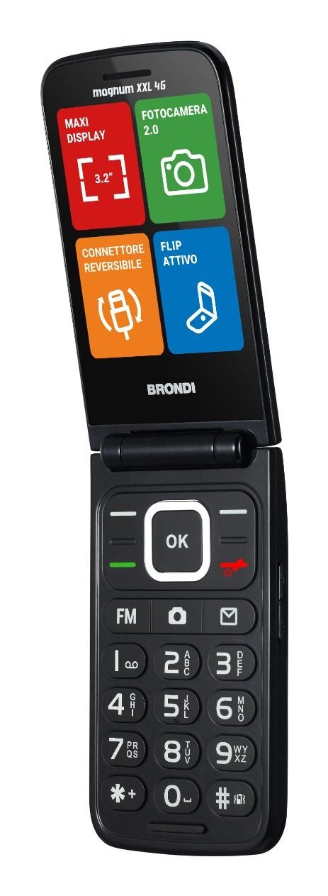 EAN 8015908820805 - Brondi MAGNUM XXL 4G 8,13 cm (3.2") Gris Característica del teléfono imagen 3