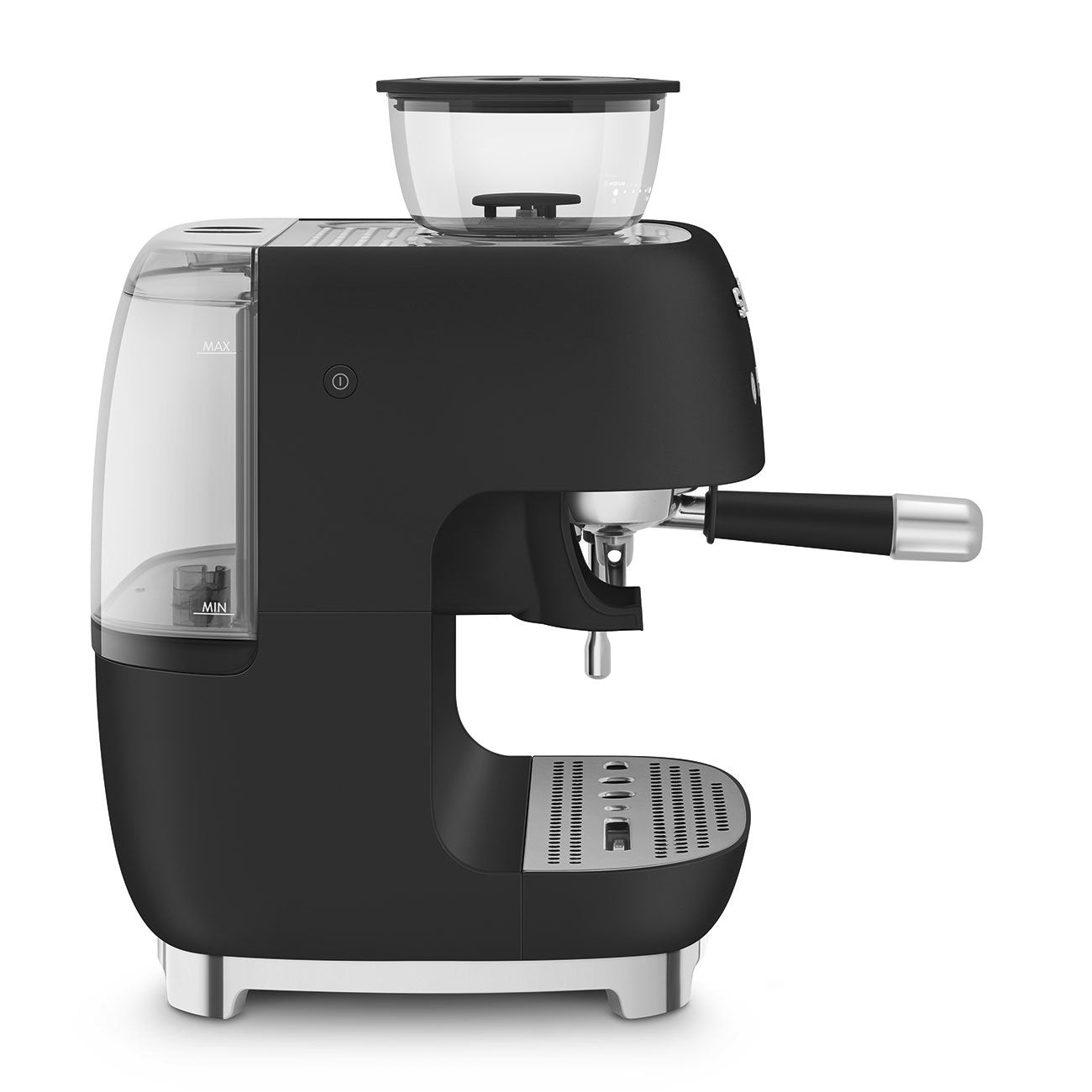 Smeg Kaffeemaschine Man. Mahlwerk Egf03blmeu, Thermoblock, Dampfdüse, 1l,...