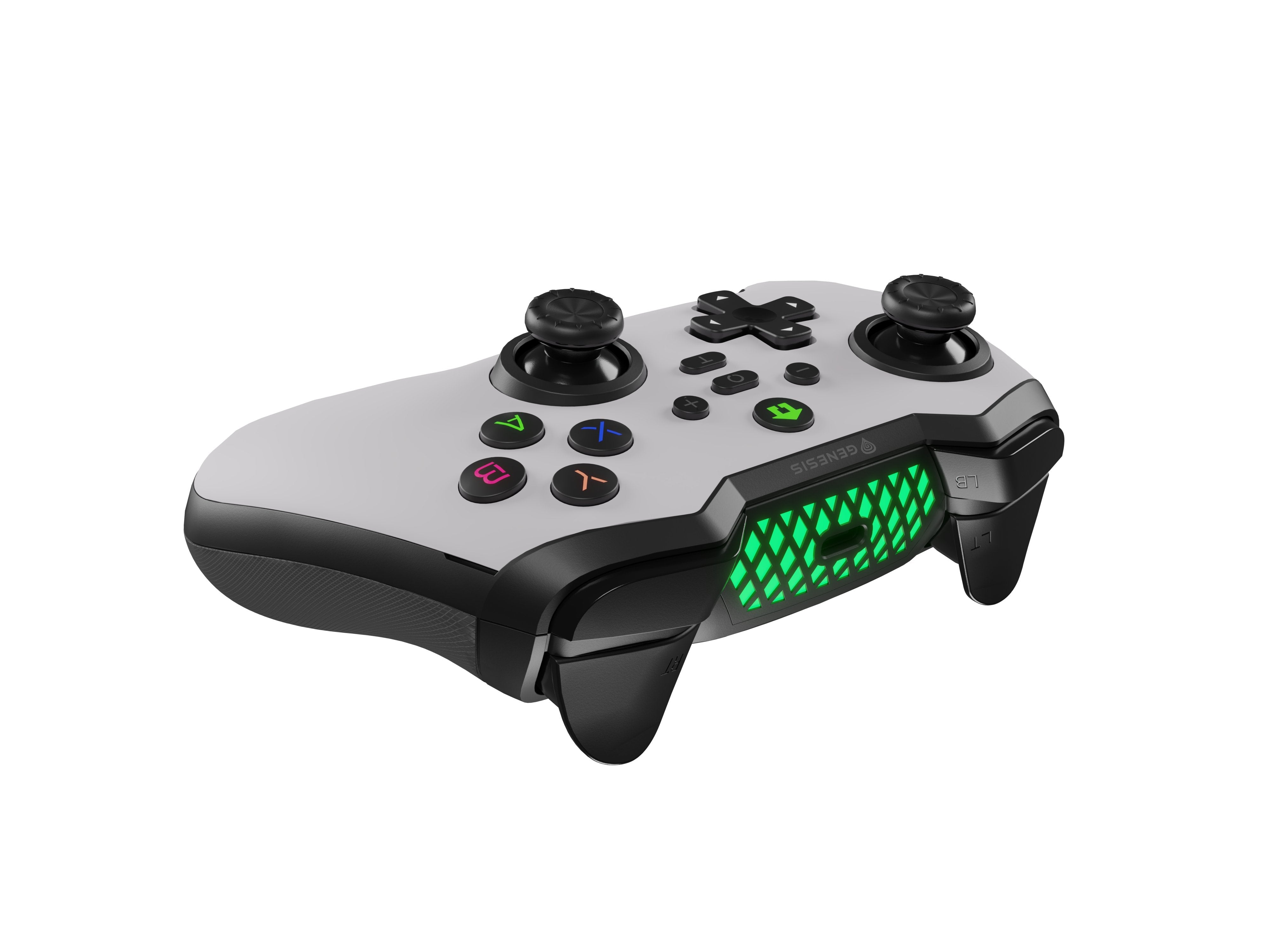 Gamepad Genesis Mangan 400 Wireless (For Pc/Switch/Mobile) Blanco