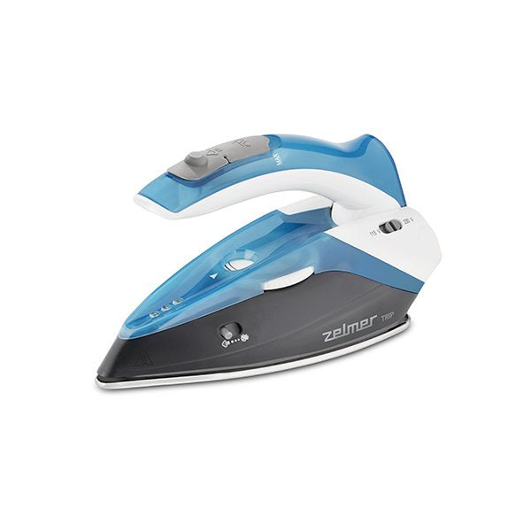 Zelmer Zir0500 Plancha Vapor-Seco Suela De Acero Inoxidable 1100 W Negro, Azul, Blanco