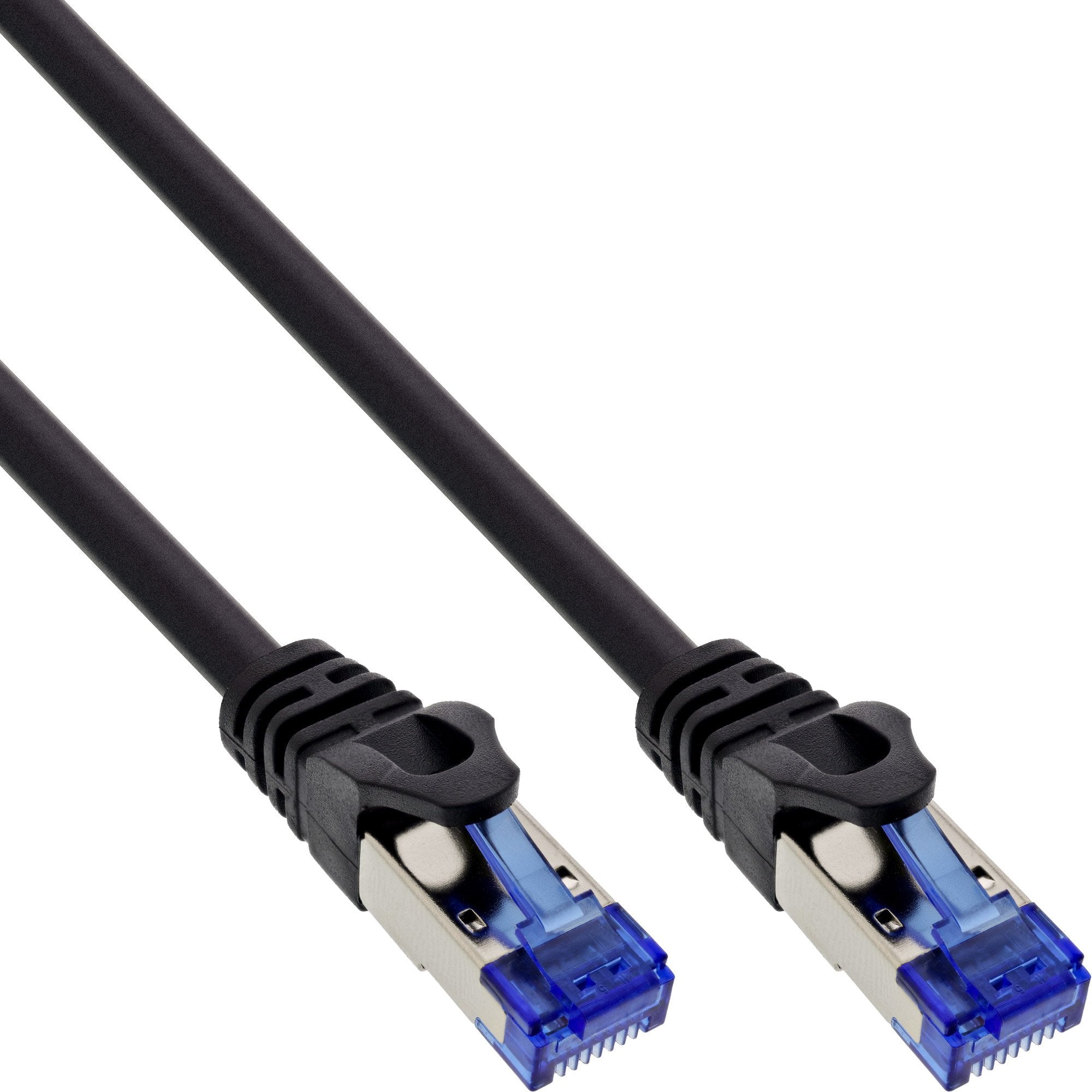 Inline® Cable De Red Armoured, U/Ftp, Cat.6a, Black, 25m