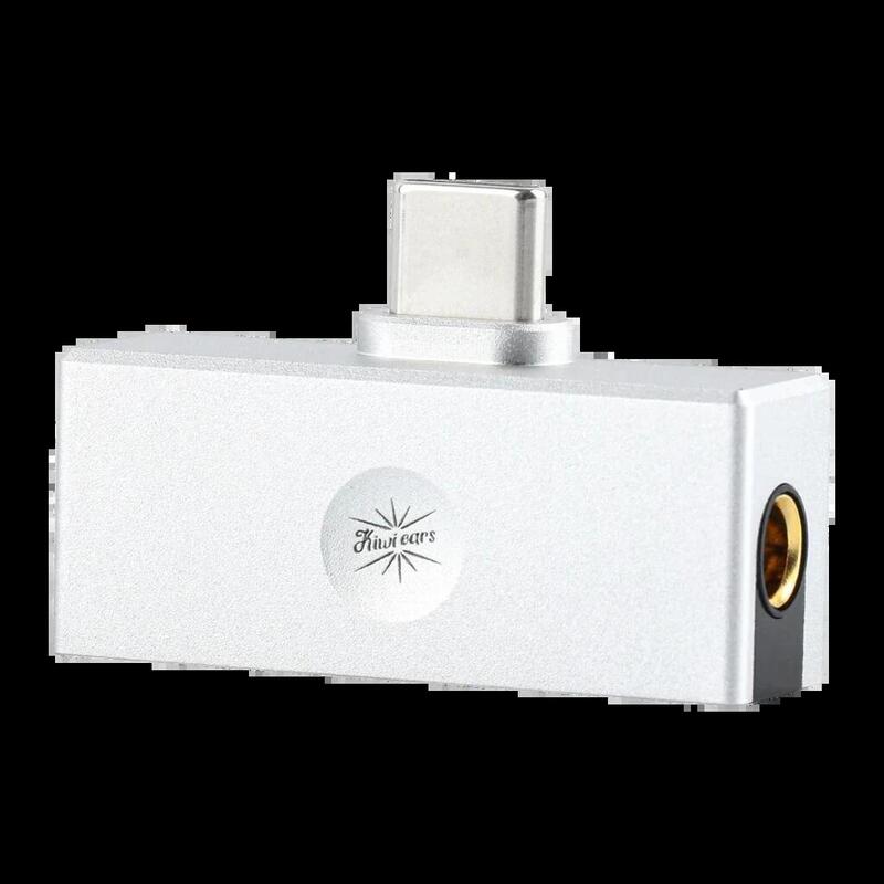Dac Amplificador Kiwi Ears Allegro Mini Dsd128 4,4mm Plata