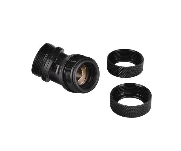 K Thermaltake Pacific Petg Tube 45-Degree Dual Compression 16mm Od - Negro