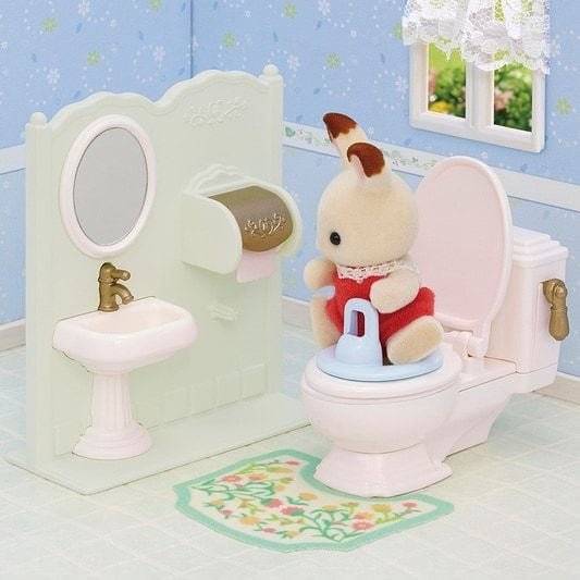 Epoch Sylvanian Families - Toiletten-Set 5740