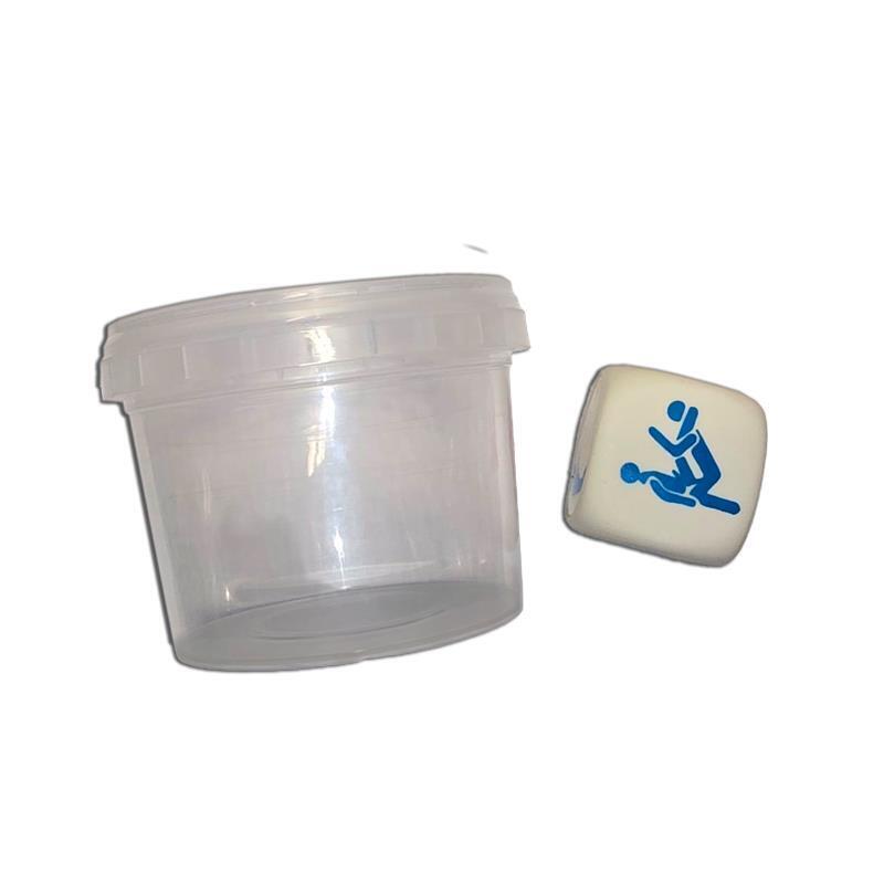 Dado Blanco De Posturas En Bote Para Chicos