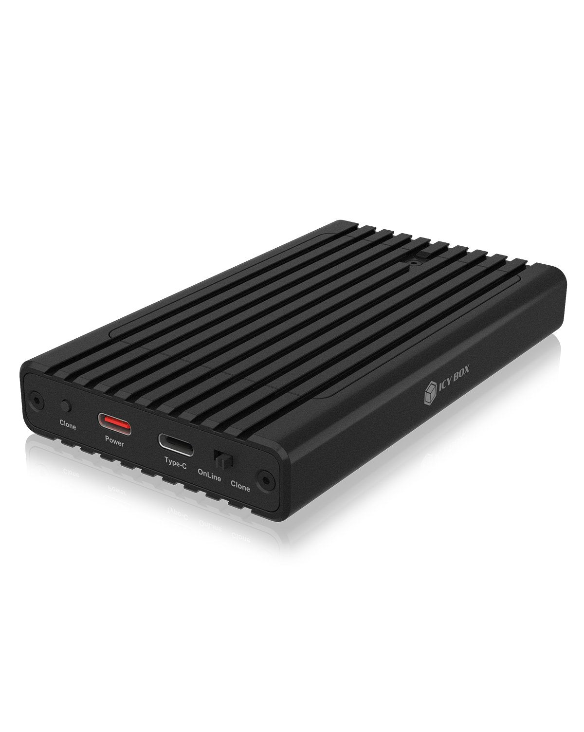 Icybox Caja Externa Con Función De Clonación Para Ssd M.2 Nvme Usb3.2 Gen2
