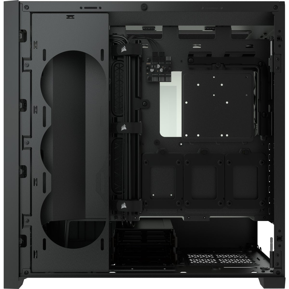 Caja Corsair Icue 5000d Rgb Airflow Cristal Templado Negra Cc-9011242-Ww