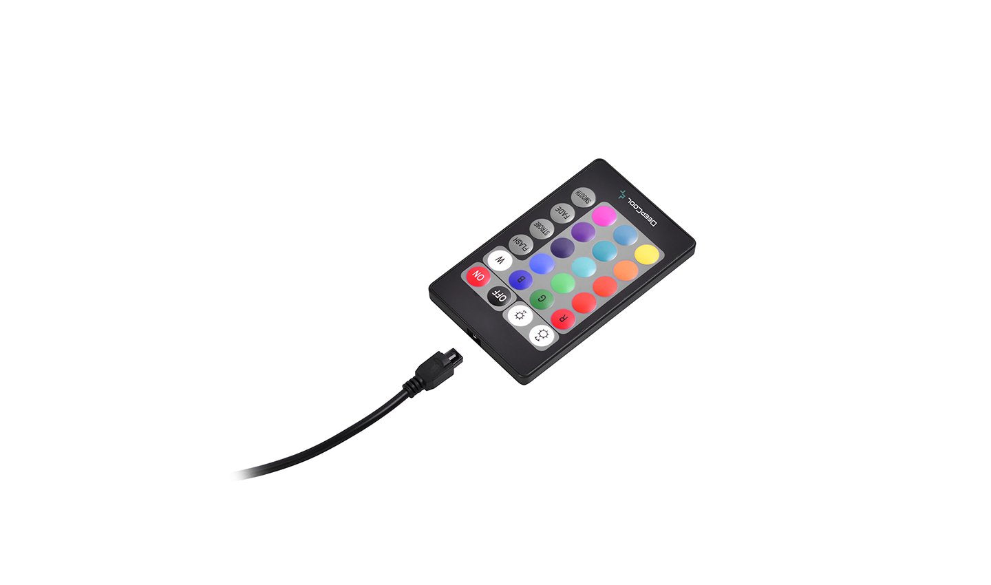 Deepcool Rgb Color Led 350 Strip Lighting Kit Magnético Con Mando A Distancia