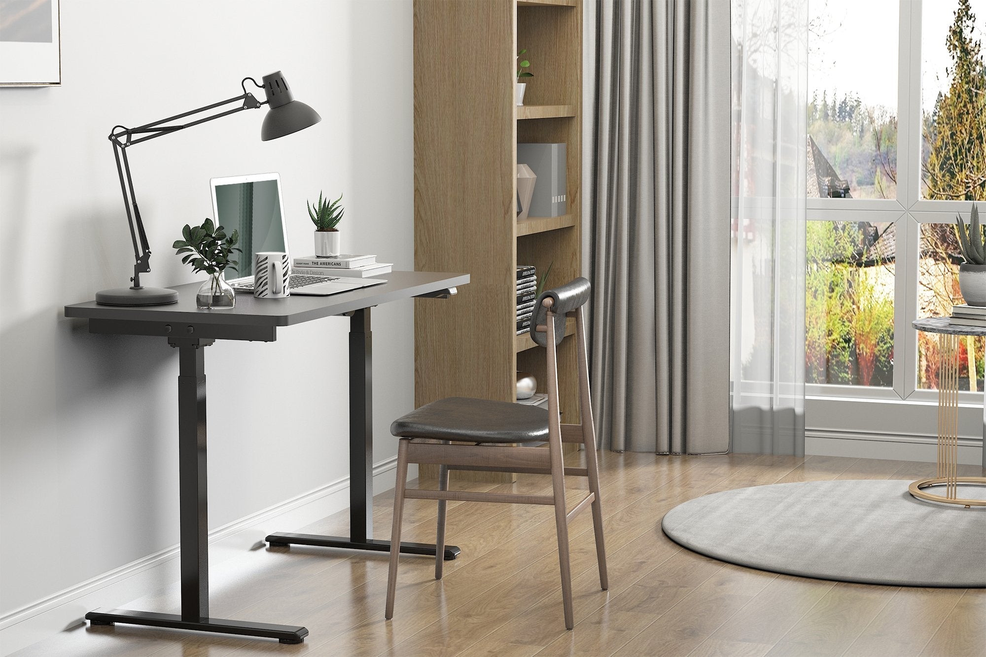 Digitus Bastidor De Mesa Eléctrico De Altura Regulable, Motor Individual, 2 Niveles, Negro