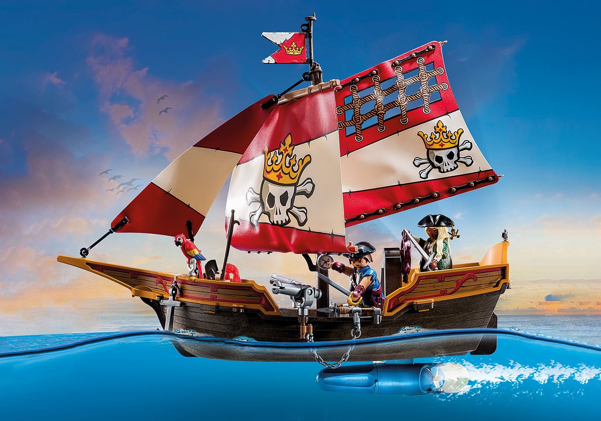 Playmobil Piraci 71418 Statek Piracki