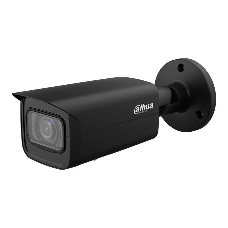 Dahua Hac-Hfw2501tu-A-0360b-S2-B Tubular Hdcvi 4en1 5m Wdr Starlight Ir80m 3.6mm Ip67 Audio Mic. Color Negro