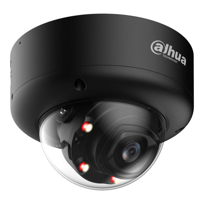 Dahua Ipc-Hdbw5459e1-Ze-Il-B Domo Ip H265 4m Wdr140db Iluminación Dual Led50m/Ir60m 2.7-12vfm Ik10 Ip67 Epoe Sd Audio Mic E/S Ai. Color Negro