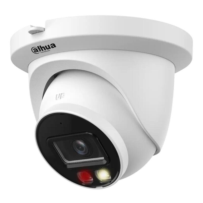 Dahua Ipc-Hdw2449tm-S-Il-0280b-S2 Minidomo Ip 4m H265 Iluminación Dual Led30m/Ir30m 2.8mm Ip67 Poe Mic Ai