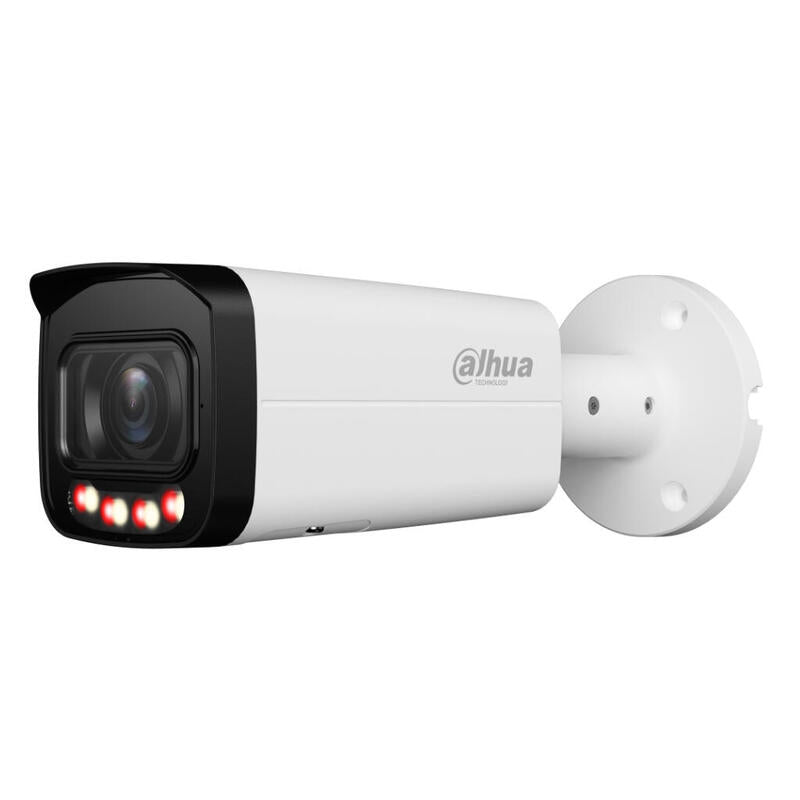 Dahua Ipc-Hfw3449t-Zas-Il Tubular Ip 4m H265 Full Color Wdr Iluminación Dual Led60m/Ir60m 2.7-13.5mm Ip67 Poe Audio Mic E/S Ai