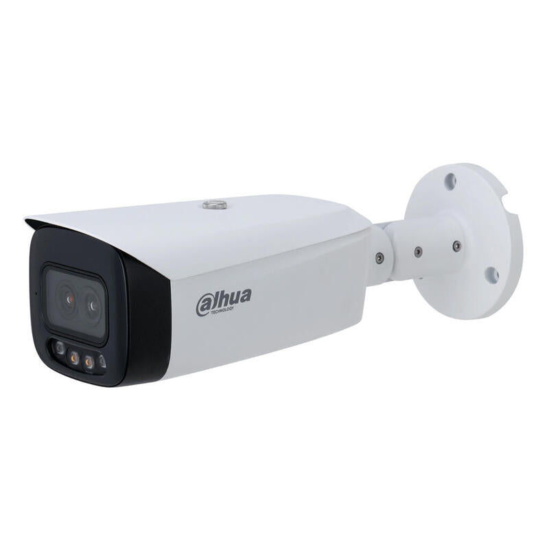 Dahua Ipc-Hfw5449t1-Ase-D2 Tubular Ip H265 4m Dual-Lens Full Color 2.0 Dwdr Starlight Ir50m/2led 2.8mm Ip67 Epoe Audio Mic E/S Ai