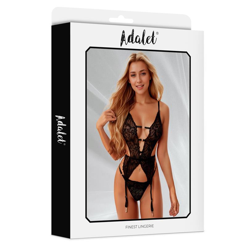 Daisy Babydoll Con Liguero Talla (Interno):S/M