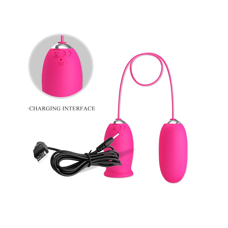 Pretty Love - Daisy Huevo Vibrador + Lengua Estimuladora De Clítoris Rosa