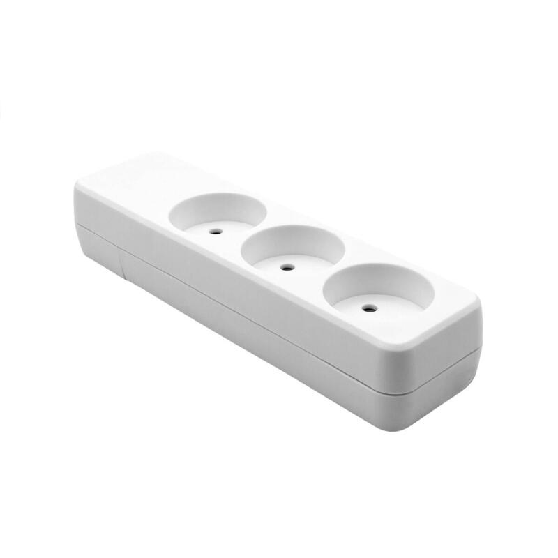 Danish Power Strip 3-Way White