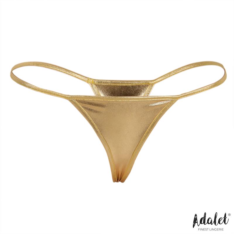 Daphne Tanga Clásico Dorado Talla (Interno):S/M