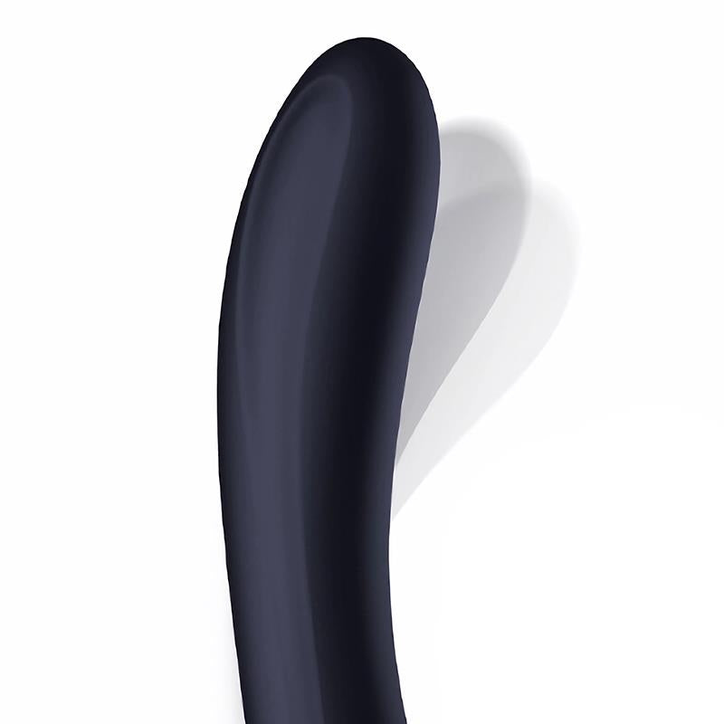 Darkspace Vibrador Con Lenguas Rotadora Y Movimiento Finger Azul