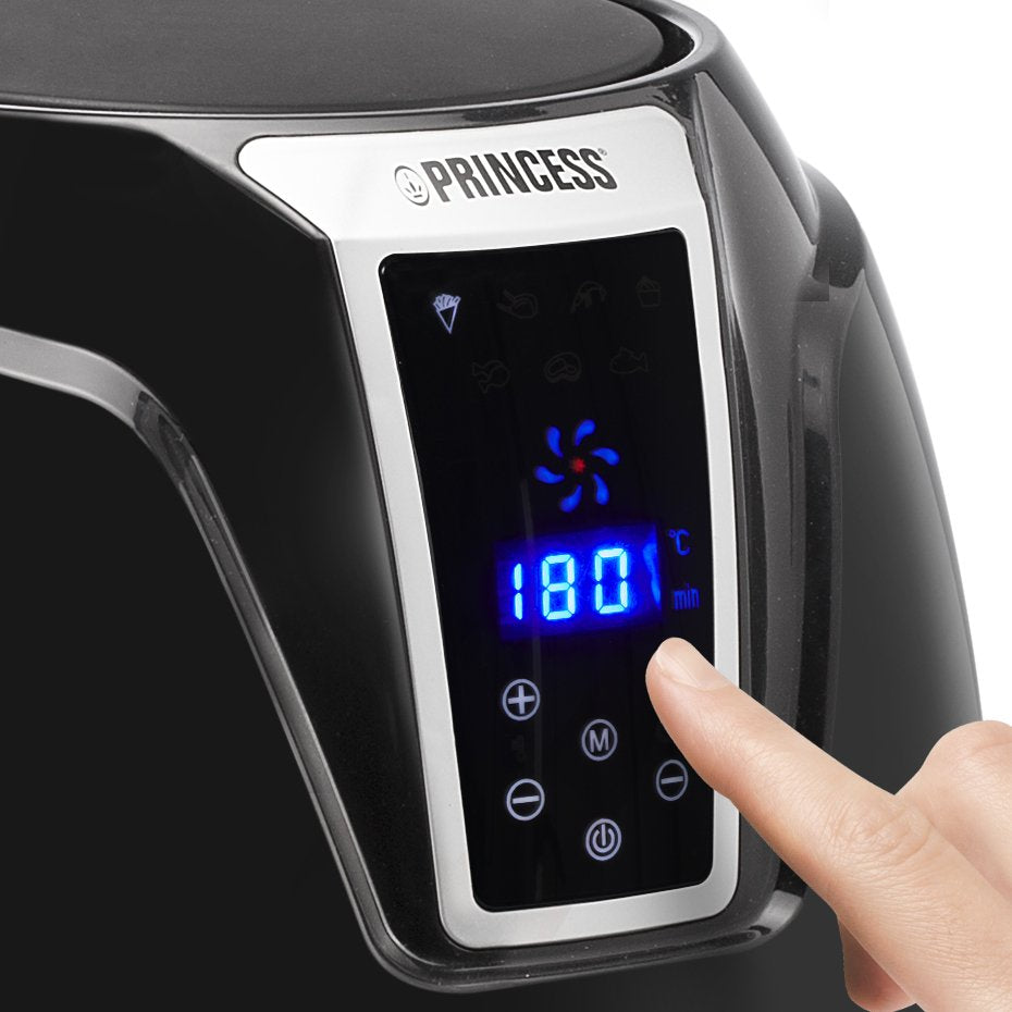 EAN 8713016048257 - Princess 182021 Sencillo 3,2 L Independiente 1400 W Freidora de aire caliente Negro imagen 5