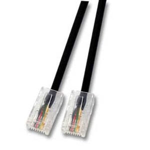 Efb Modularcable Rj45 (8 4) - Rj45 (8 4), Schwarz, 2 M