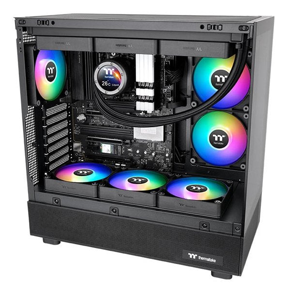 Ventilador Pc Inverso Thermaltake Ct120 Argb 2xvent Negro