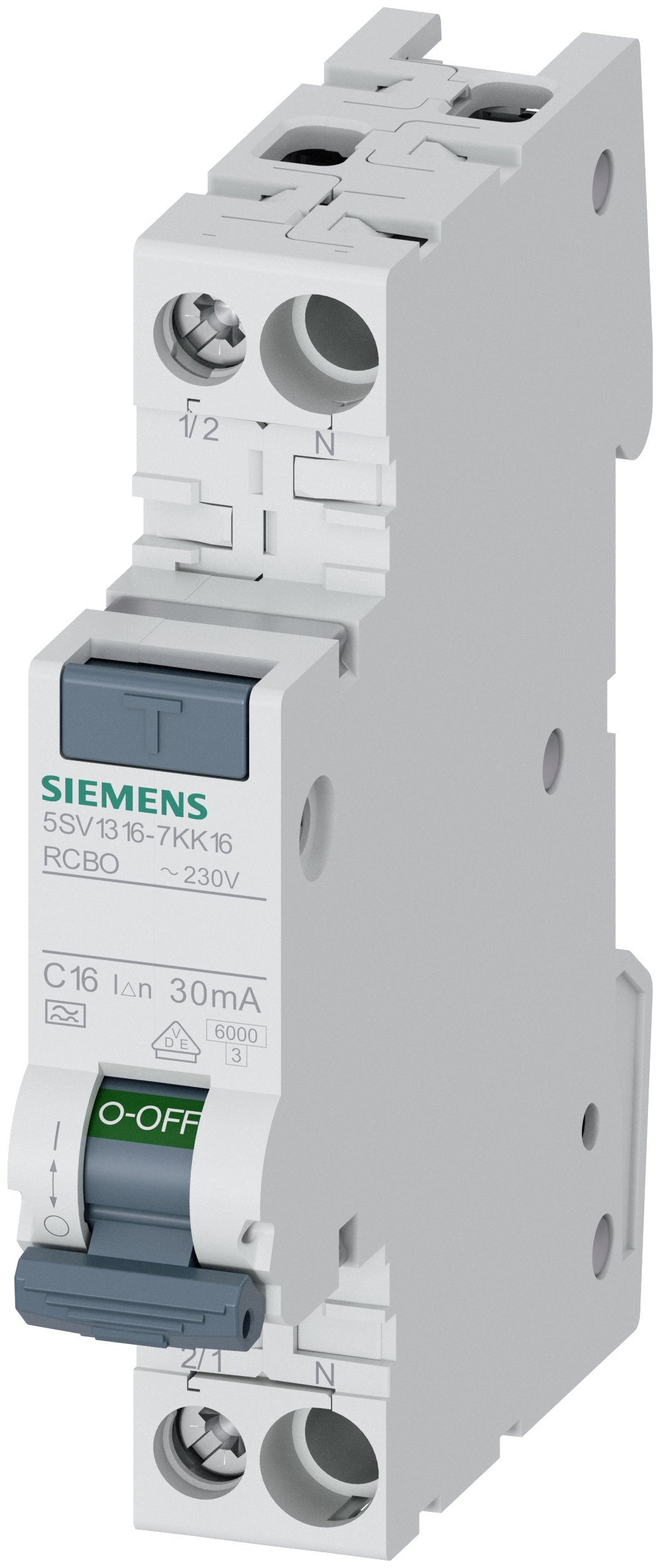 Siemens Fi Ls Kompakt 6ka 5sv1316-7kk16 Typ A 30ma C16 1te