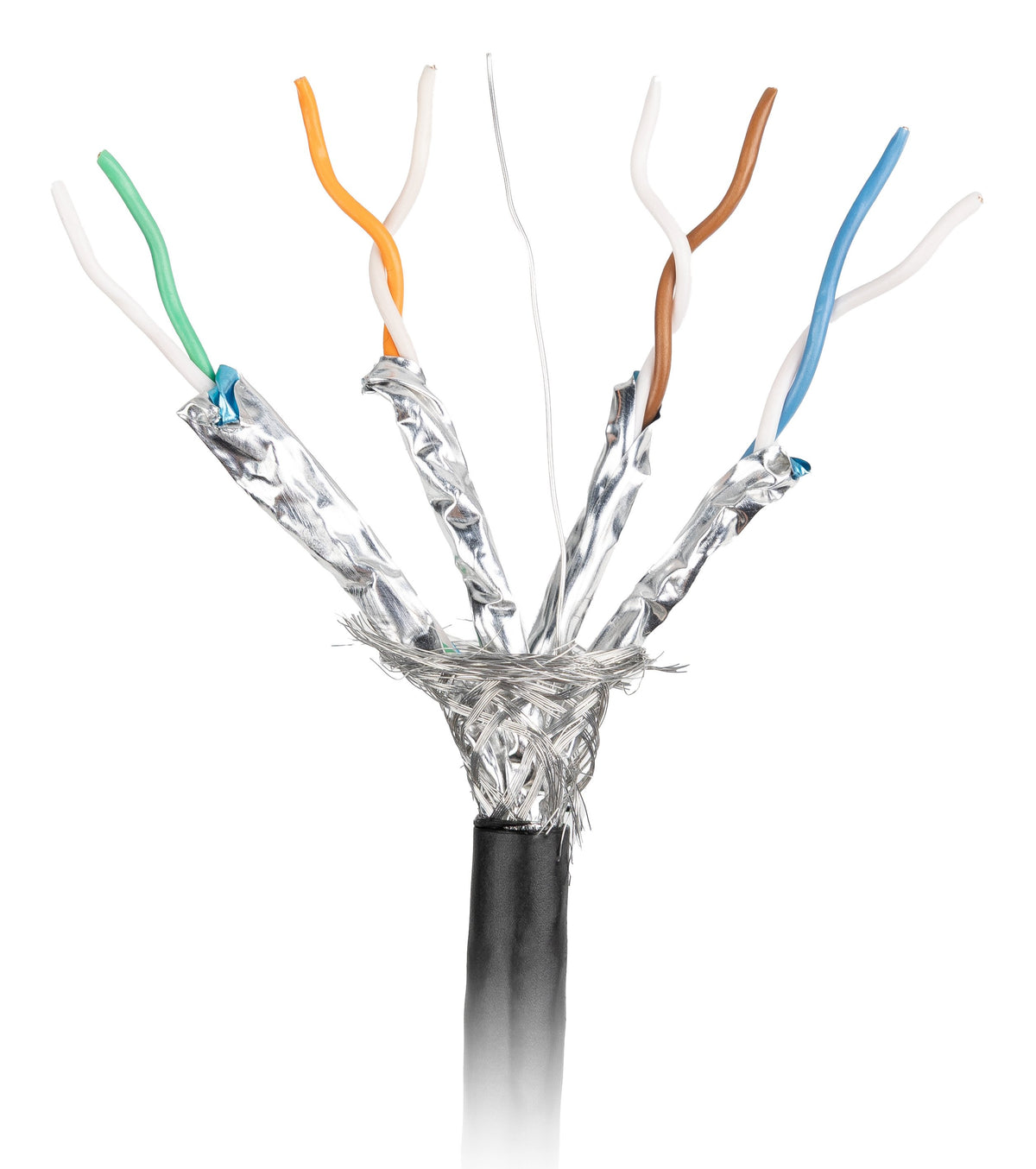 EAN 5901969448139 - Lanberg LCS6-21CU-0305-BK cable de red Negro 305 m Cat6a S/FTP (S-STP) Alrededor imagen 4