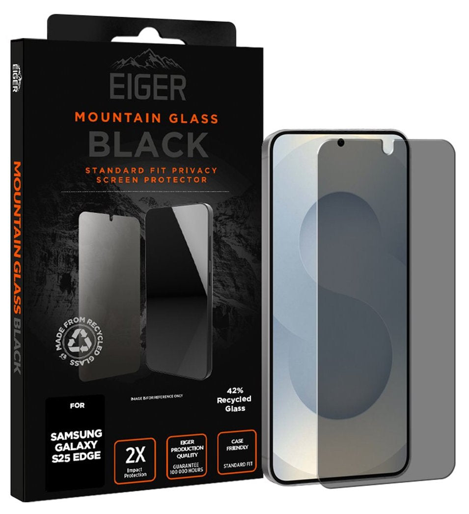 Eiger Sp Mountain Black Privacy Galaxy S25 Edge