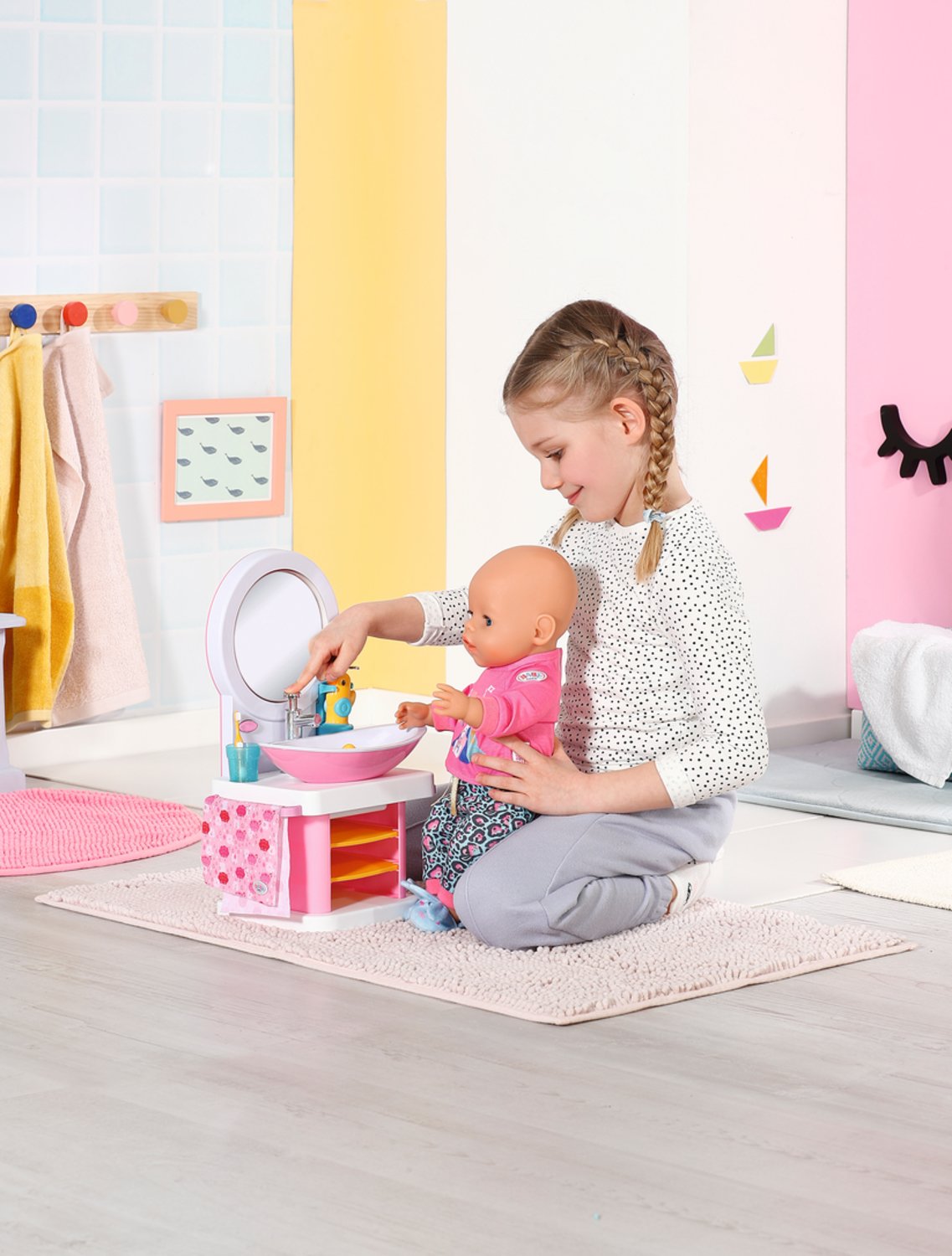 Muebles Para Muñecas  Zapf Creation Baby Born® Bath Handwaschbecken, Puppenmöbel 832707