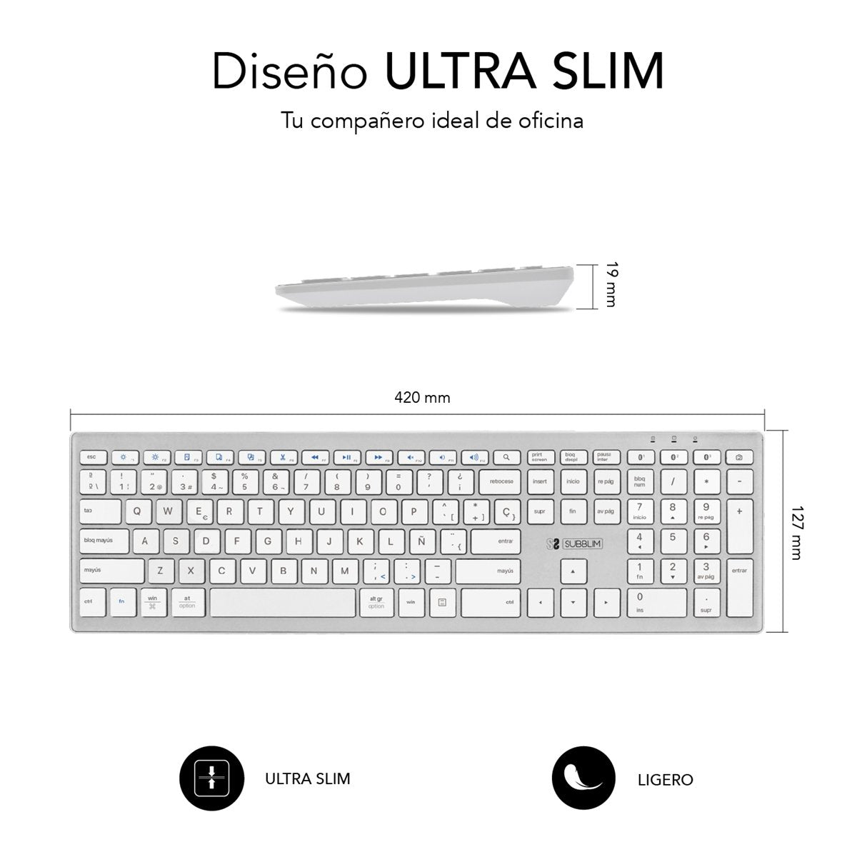 EAN 8436586740030 - SUBBLIM SUBKB-2PUE200 teclado imagen 3