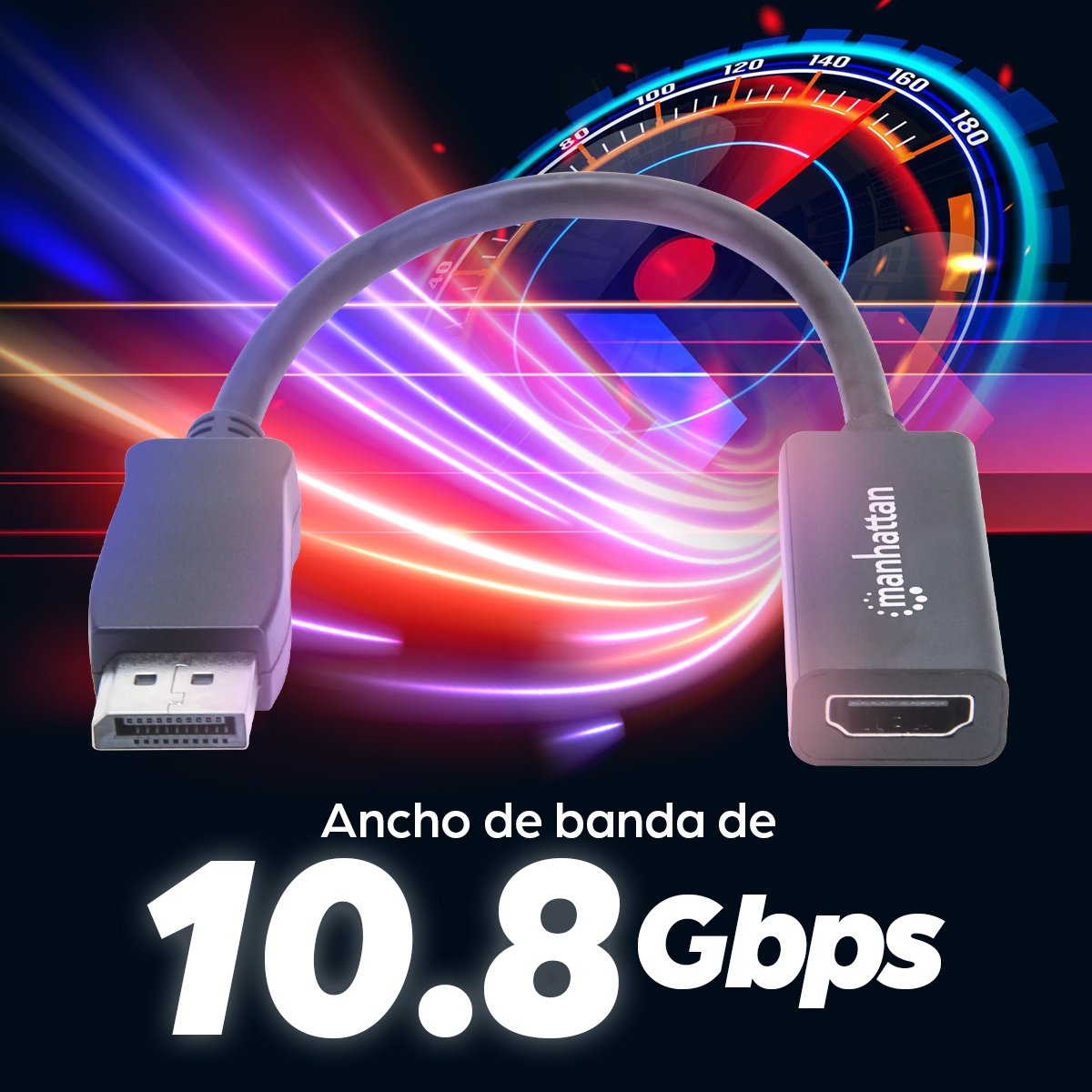 EAN 0766623151634 - Manhattan 151634 adaptador de cable de vídeo 0,15 m HDMI tipo A (Estándar) imagen 7