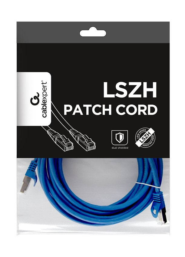 Gembird Pp6a-Lszhcu-B-5m Cable De Red Azul Cat6a S/Ftp (S-Stp)