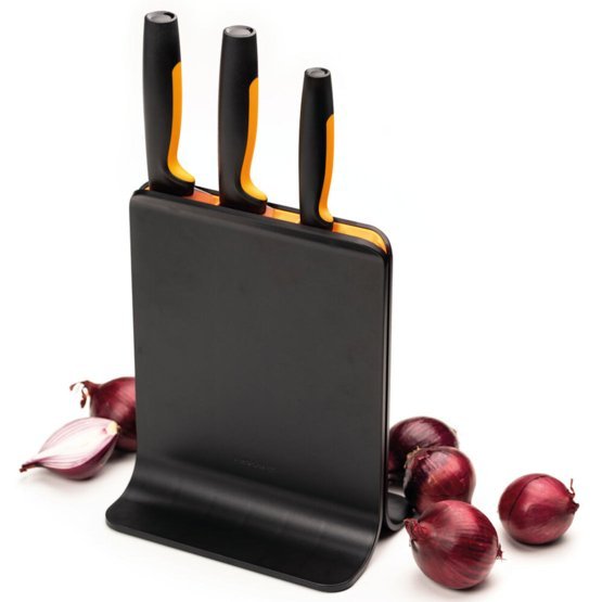 Fiskars 1057555 Design-Messerblock Con 3 Messern