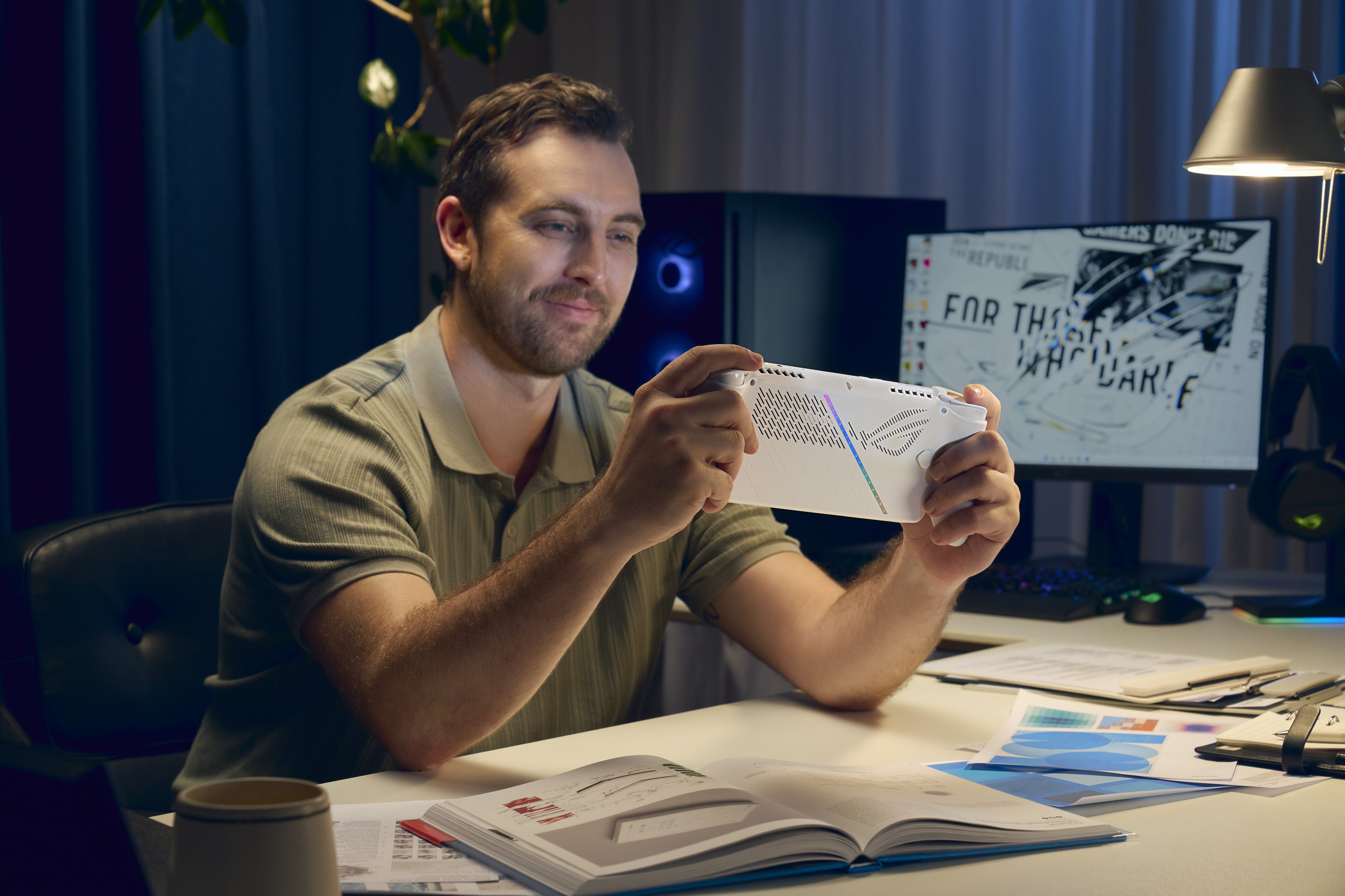 Consola  Asus Rog Xbox Ally Rc73ya-Nh002w, Portátil Blanca 90nv00g1-M002h0