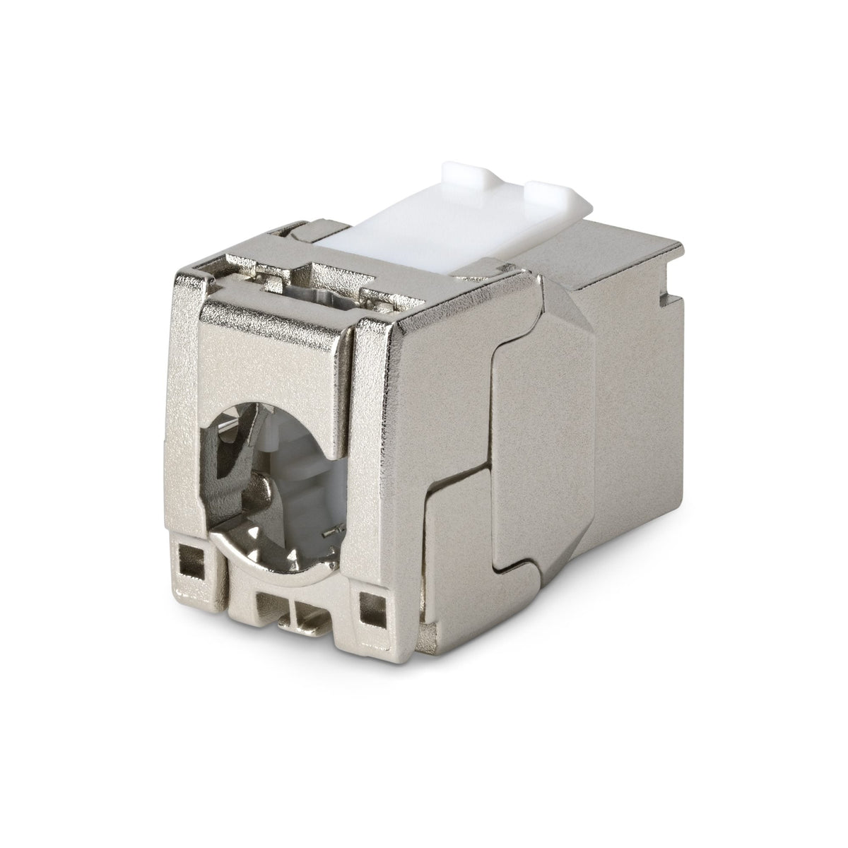 Startech.Com Cat8 Keystone Jack Módulo, Pack De 6 Rj45 Ethernet Keystone Conector Hembra, Utp Cat8 Wandbuchse, 180 Grad, Sin Herramientas, Plano, Plateado, Rj-45, Conector Hembra, Conector Hembra, 25/40gbase-T