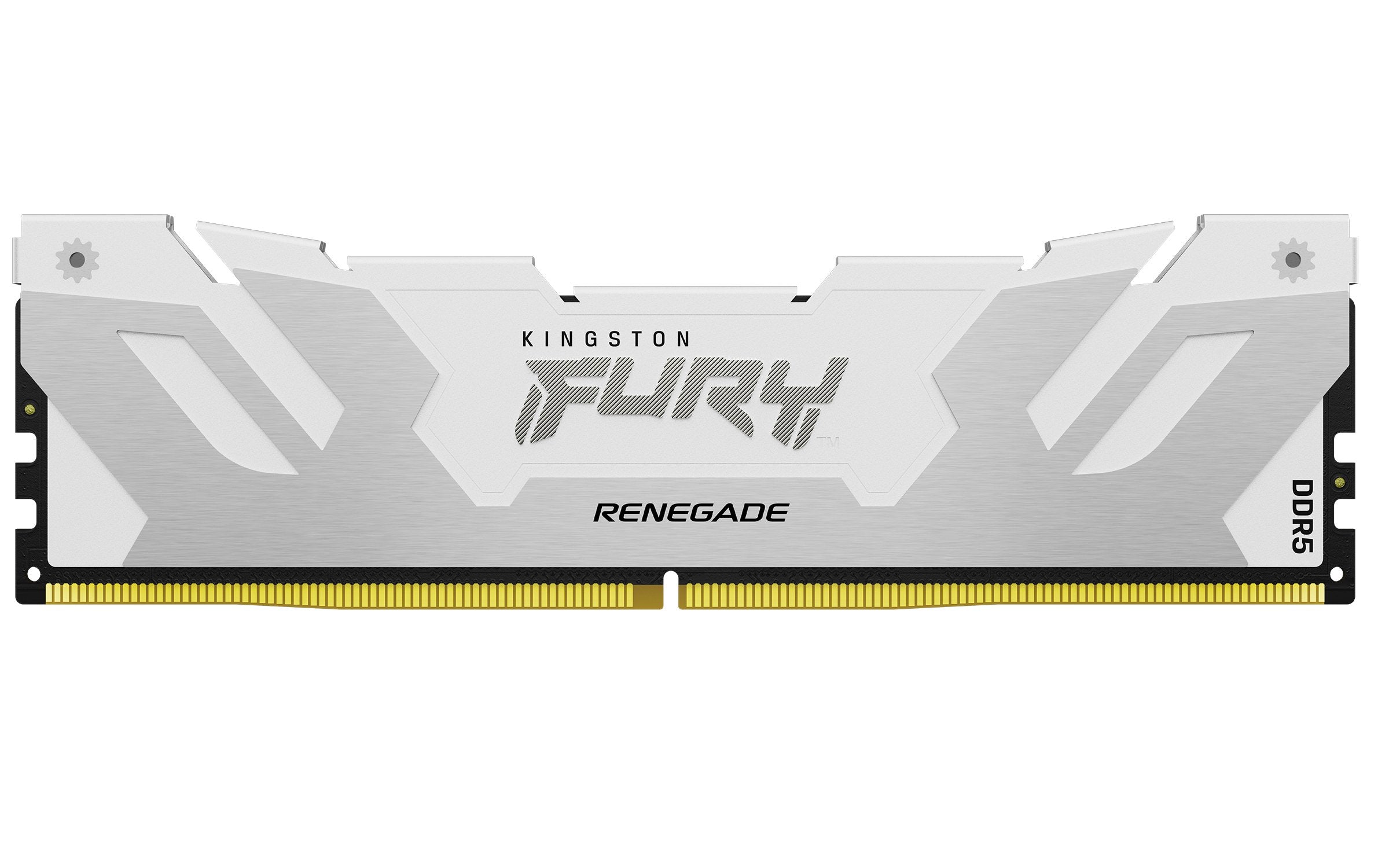 Mimoria Kingston Fury 48 Gb Ddr5-8000 (2x 24 Gb) Plateado/Blanco, Kf580c38rwk2-48, Renegade, Intel Xmp Kf580c38rwk2-48